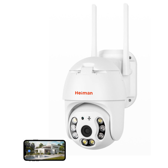 Heiman HM-40 WİFİ 2mp Onvif Dış Mekan Gece görüşlü Hareket Algılama AP Modlu Kamera ürün görseli 1