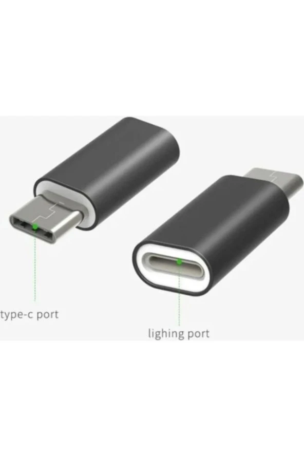 Type C - Apple Iphone Lightning Çevirici Dönüştürücü (KULAKLIK IÇİN UYUMLU DEĞİLDİR) ürün görseli 1