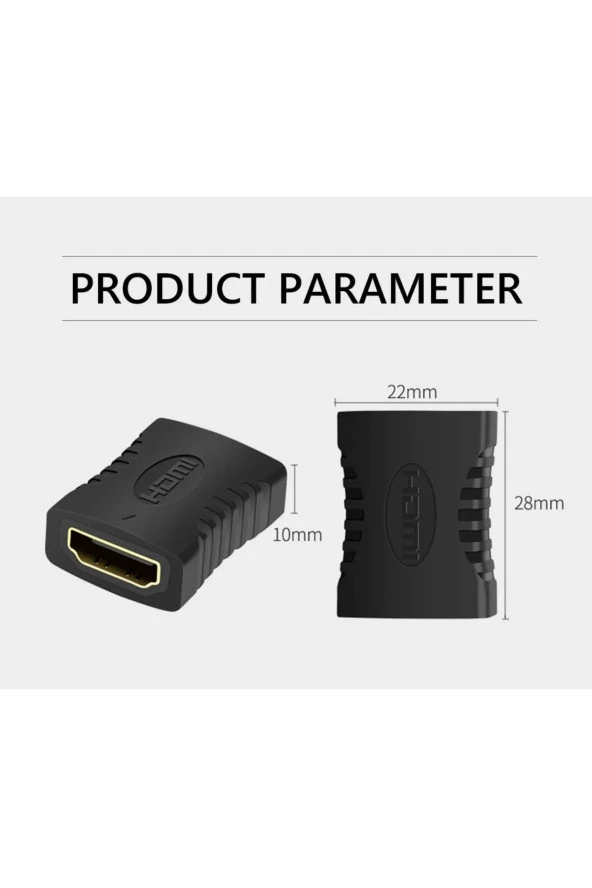 Hdmi Uzatma Dişi Dişi Kablo Uzatma Ara Uzatıcı Full HD Dönüştürücü Uzatma Adaptörü ürün görseli 1