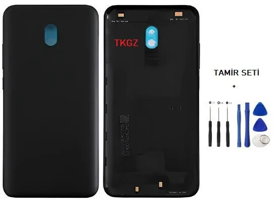 Xiaomi Redmi 8A FULL Kasa Arka Kapak Yan Tuş Takımı SİYAH - TAMİR SETİ ürün görseli 1