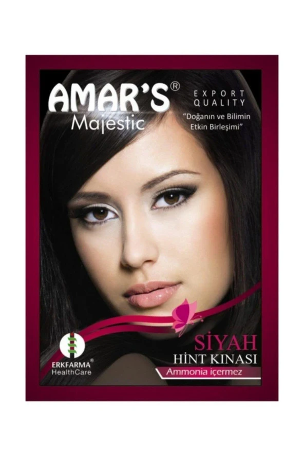Amars Hint Kınası Siyah ürün görseli 1