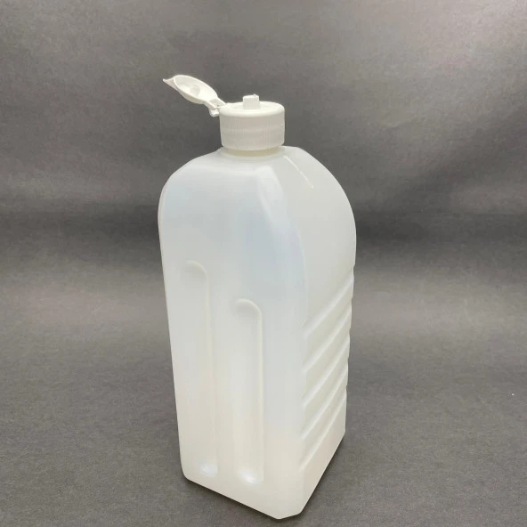 1000 cc Dezenfektan Şişesi - Fliptop (Akıtıcılı)  Kapaklı- 1 Litre  x  1 adet ürün görseli 1