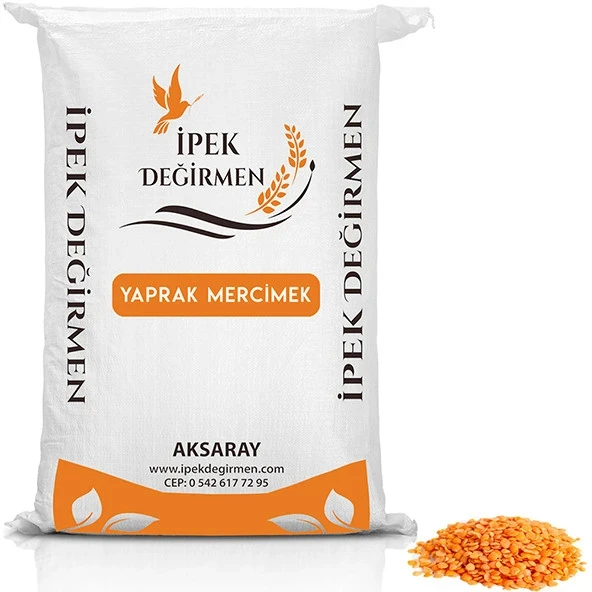İpek Değirmen Kırmızı Yaprak Mercimek 10 Kg - İşletme Boy ürün görseli 1