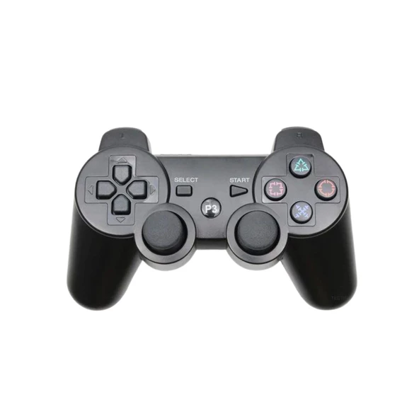 Cosmostech P3 Doubleshock PS3 Playstation 3 için Uyumlu Kablosuz Titreşimli Oyun Kolu Gamepad Joystick Controller Siyah ürün görseli 1