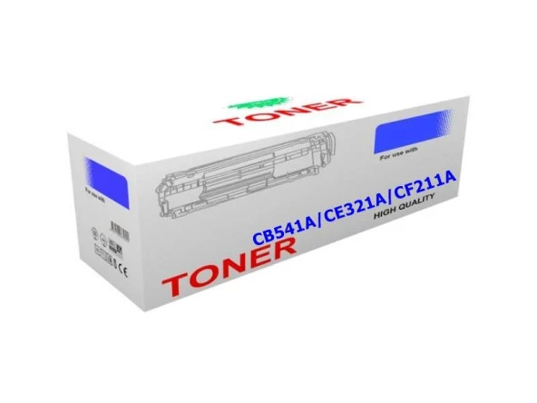 HP UYUMLU CB541A/CE321A/CF211A Çipli Mavi Muadil Toner ürün görseli 1