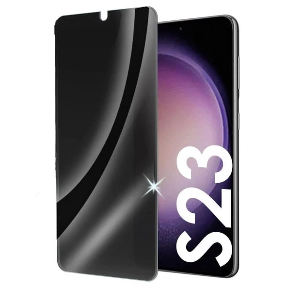 Samsung Galaxy S23 ile Uyumlu HAYALET(Privacy) Esnek 9H Nano Kırılmayan Ekran Koruyucu ürün görseli 1
