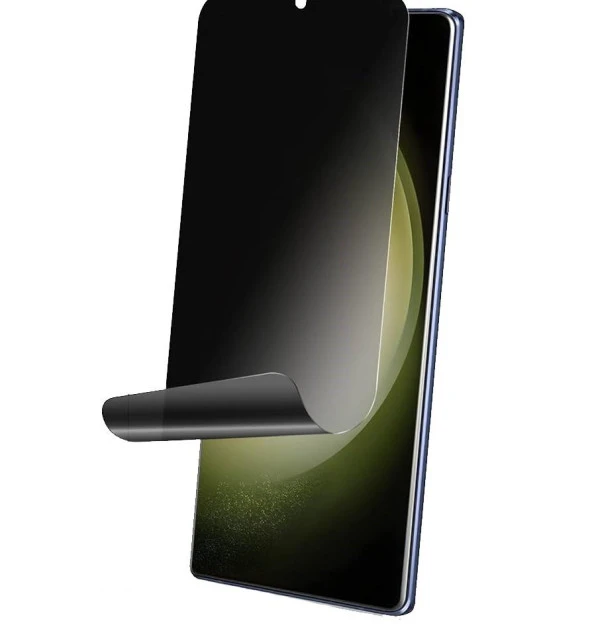 Samsung Galaxy S23 Plus ile Uyumlu HAYALET(Privacy) Esnek 9H Nano Kırılmayan Ekran Koruyucu ürün görseli 1