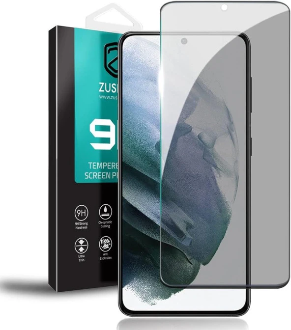 Samsung Galaxy S21 FE ile Uyumlu HAYALET(Privacy) Esnek 9H Nano Kırılmayan Ekran Koruyucu ürün görseli 1