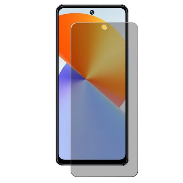 Infinix Note 30 ile Uyumlu HAYALET(Privacy) Esnek 9H Nano Kırılmayan Ekran Koruyucu ürün görseli 1