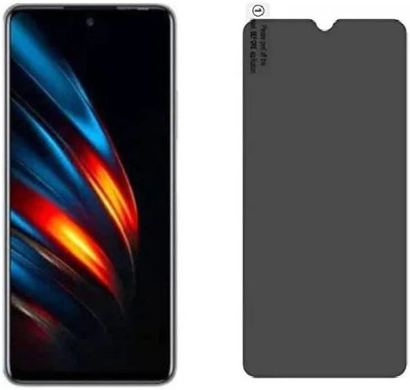 Tecno Pova 3 ile Uyumlu HAYALET Esnek Nano Kırılmayan Ekran Koruyucu ürün görseli 1