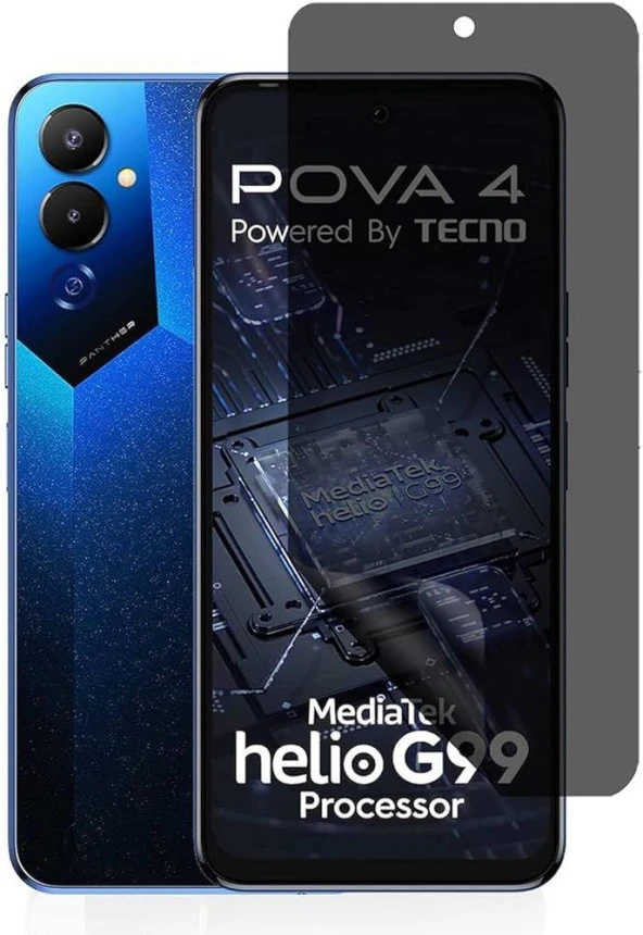 Tecno Pova 4 ile Uyumlu HAYALET Esnek Nano Kırılmayan Ekran Koruyucu ürün görseli 1