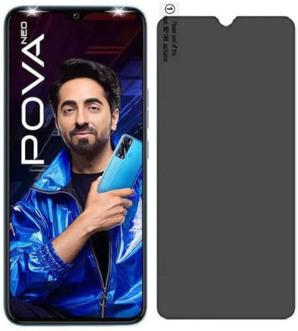 Tecno Pova Neo ile Uyumlu HAYALET Esnek Nano Kırılmayan Ekran Koruyucu ürün görseli 1