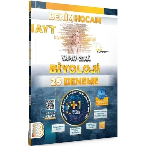 AYT YAPAY ZEKA BİYOLOJİ 25 DENEME  BENİM HOCAM ürün görseli 1