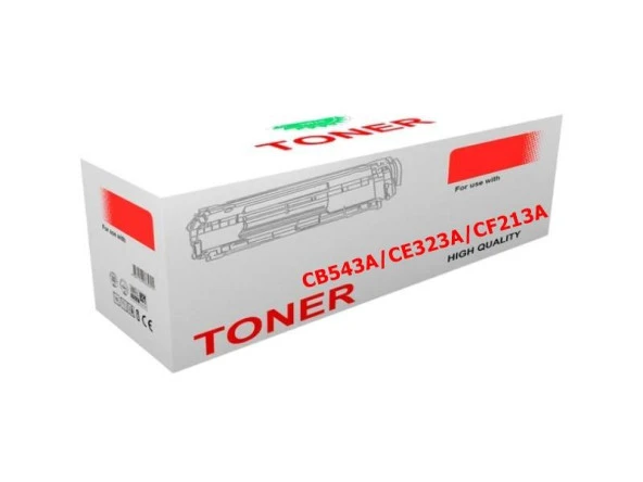 HP UYUMLU CB543A/CE323A/CF213A Çipli Kırmızı Muadil Toner ürün görseli 1