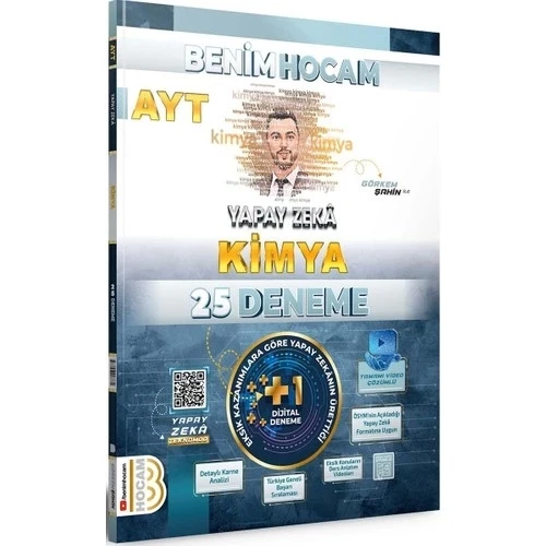 AYT YAPAY ZEKA KİMYA 25 DENEME  BENİM HOCAM ürün görseli 1