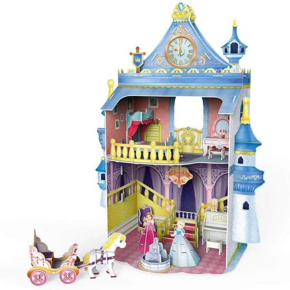 CubicFun Peri Masalı Şatosu 3D Puzzle - Resim 2