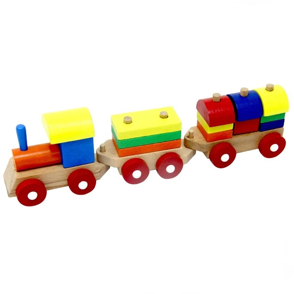 Playwood Eğitici Ahşap Bultak Tren ürün görseli 1