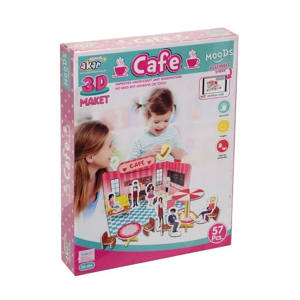 Cafe Maket 3 Boyutlu Puzzle ürün görseli 1