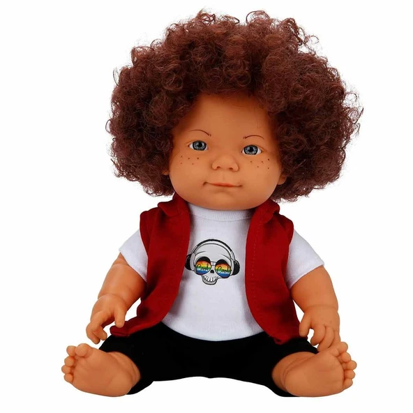 Kıvırcık Saçlı Curly Bebek 35 cm - S01030151 - Stokta Olan Model Gönderilir ürün görseli 1