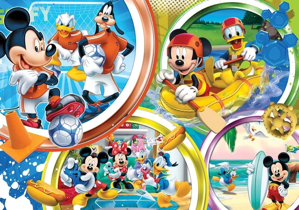 KS Mickey Mouse Puzzle 200 Parça ürün görseli 1