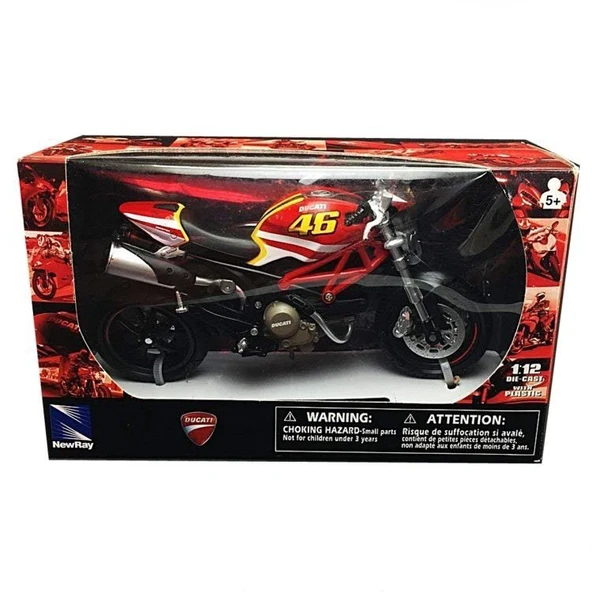 Sunman 1:12 Ducati Monster 796 N.46 - Resim 3