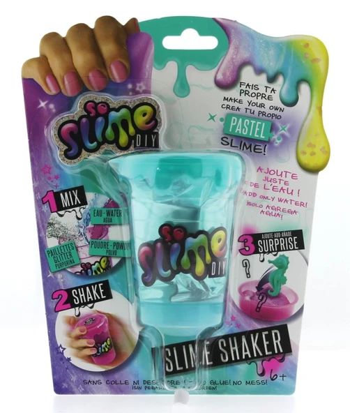 Pastel Yeşil Slime Shaker Rainbow Tekli Paket ürün görseli 1