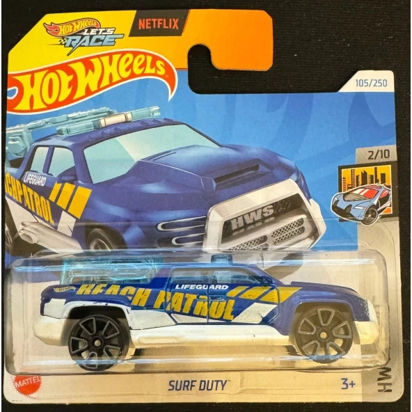Hot Wheels Tekli Arabalar Surf Duty HTB14 ürün görseli 1