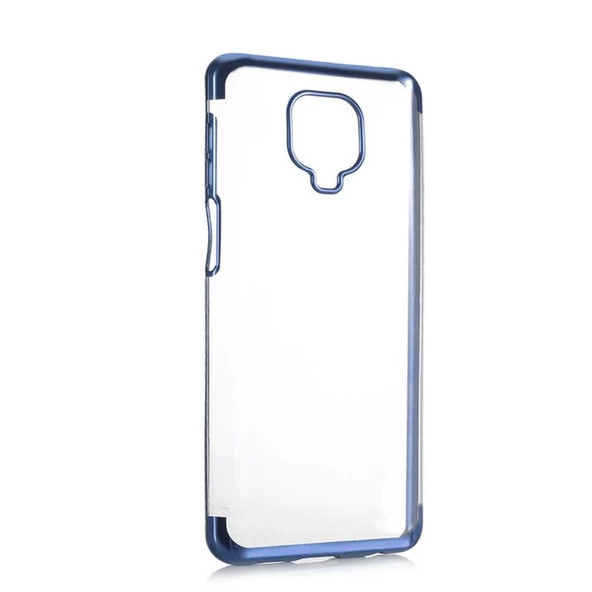 Redmi Note 9 Pro - Redmi Note 9S Köşeleri Renkli Şeffaf Kılıf - Resim 6