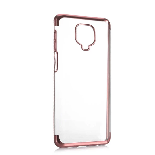 Redmi Note 9 Pro - Redmi Note 9S Köşeleri Renkli Şeffaf Kılıf - Resim 7