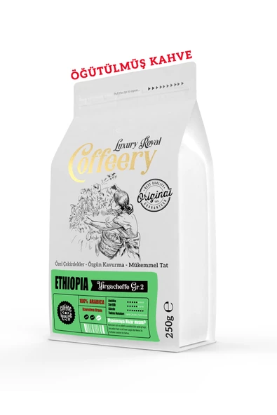 Ethiopia Yirgacheffe Gr.2 Mamo Kacha Yöresel Kahve 500 gr (Öğütülmüş) ürün görseli 1