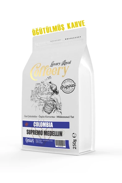 Colombia Medellin Supremo Yöresel Kahve 1000 gr (Öğütülmüş) ürün görseli 1