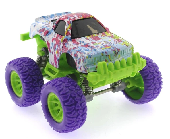 Die Cast Batik Desenli Mor Teker Araba ürün görseli 1