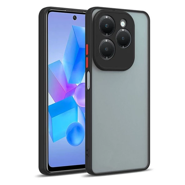 Gpack İnfinix Hot 40i Kılıf Kamera Korumalı Hux Silikon ürün görseli 1