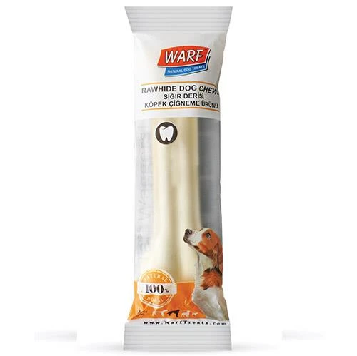 Warf Sığır Derisi Köpek Beyaz Ödül Kemiği 90 Gr-15,5 Cm ürün görseli 1