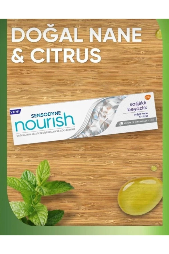 Sensodyne  Nourısh Diş Macunu 2x50ml - Resim 2