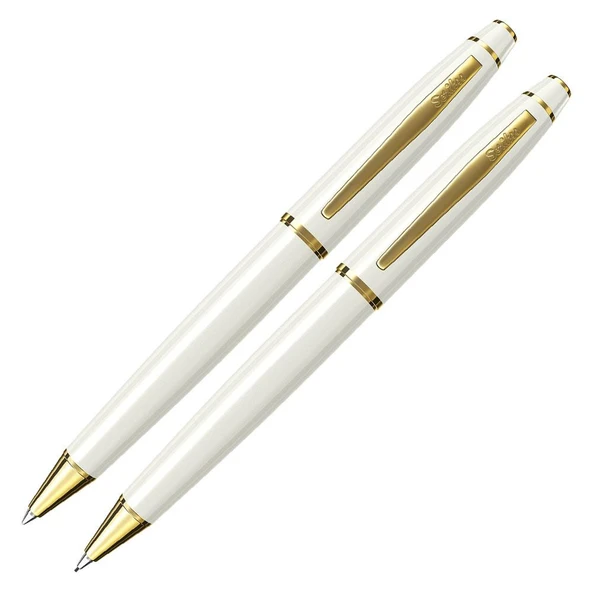 SCRIKSS TUKENMEZ+D.KALEM SET BEYAZ LUX KUTU (35) ürün görseli 1