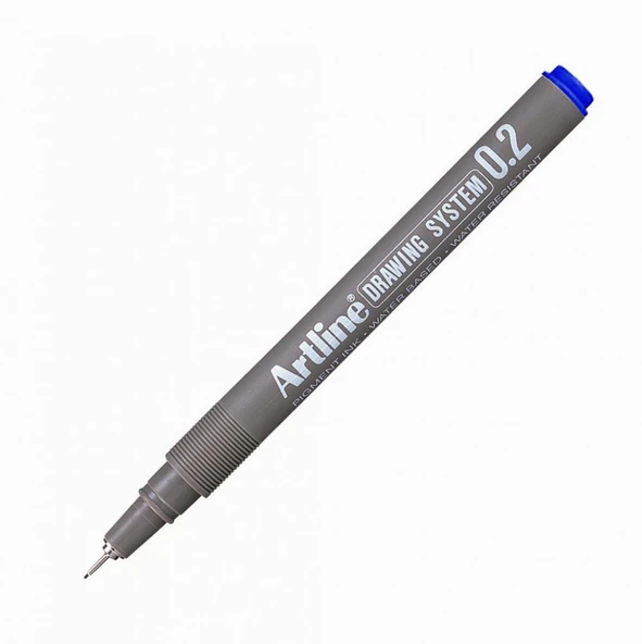 ARTLINE CIZIM KALEMI 02mm MAVI 1 LI BLS.(232) ürün görseli 1