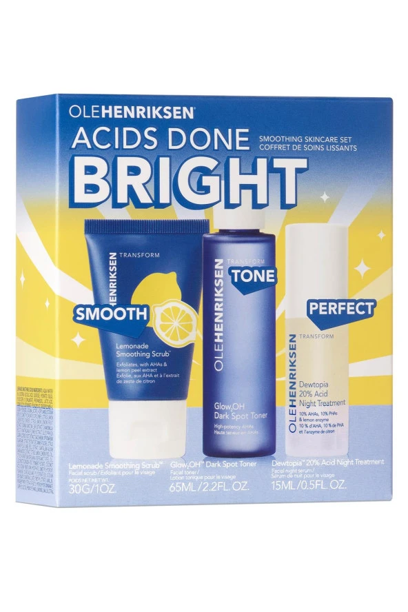 Ole Henriksen Acids Done Bright Cilt Bakım Seti 3 Parça ürün görseli 1