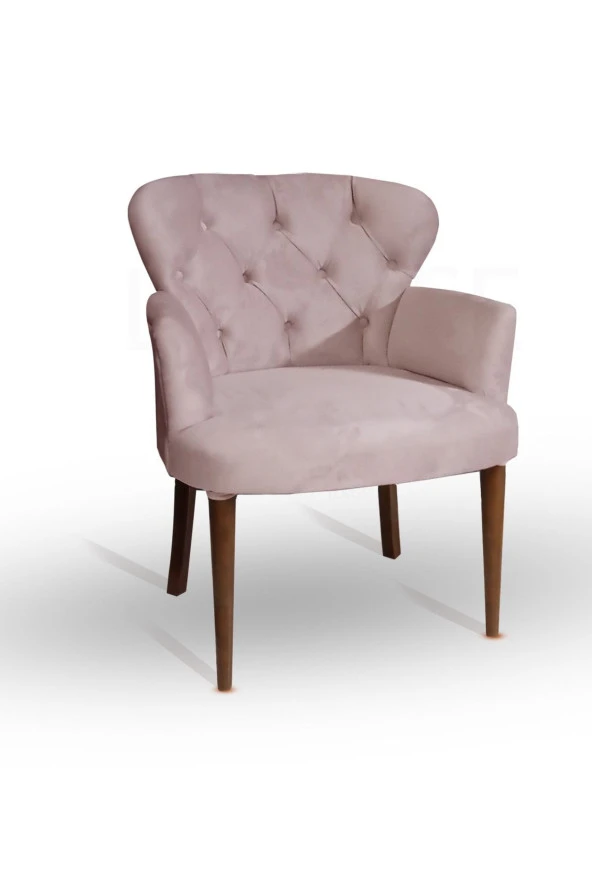LOVİSSE HOME Chester Kapitone Krem Berjer - Resim 4