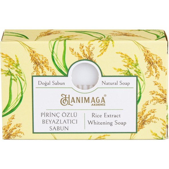 Hanımağa Pirinç Özlü Beyazlatıcı Sabun 100 gr ürün görseli 1