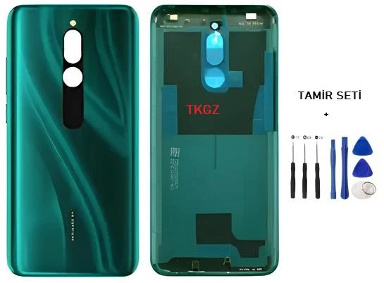 Xiaomi Redmi 8 FULL Kasa Arka Kapak Yan Tuş Takımı YEŞİL - TAMİR SETİ ürün görseli 1
