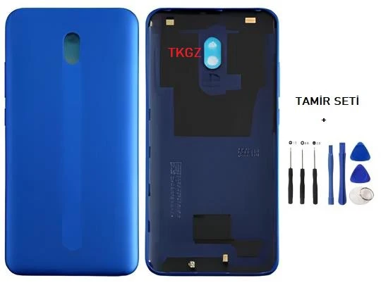 Xiaomi Redmi 8A FULL Kasa Arka Kapak Yan Tuş Takımı MAVİ - TAMİR SETİ ürün görseli 1