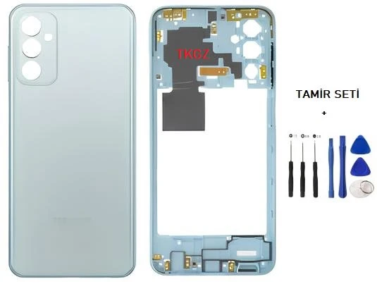 Samsung Galaxy M23  - SM-M236 FULL Kasa Arka Kapak Takım MAVİ - TAMİR SETİ ürün görseli 1