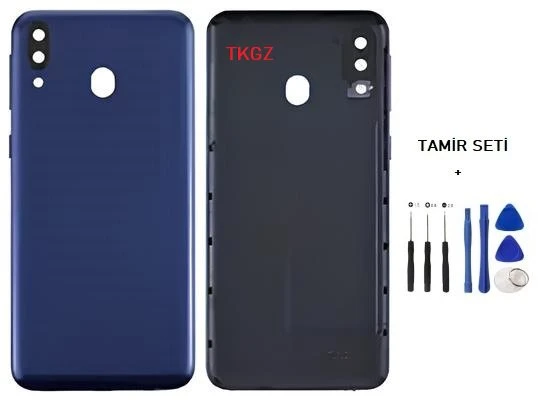Samsung Galaxy M20  - SM-M205 FULL Kasa Arka Kapak Takım MAVİ - TAMİR SETİ ürün görseli 1