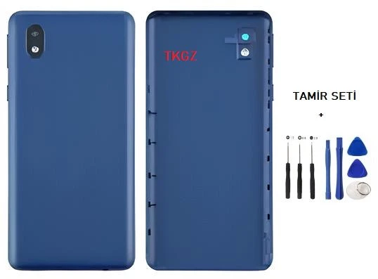 Samsung Galaxy A01 CORE  - SM-A013 FULL Kasa Arka Kapak Takım MAVİ - TAMİR SETİ ürün görseli 1