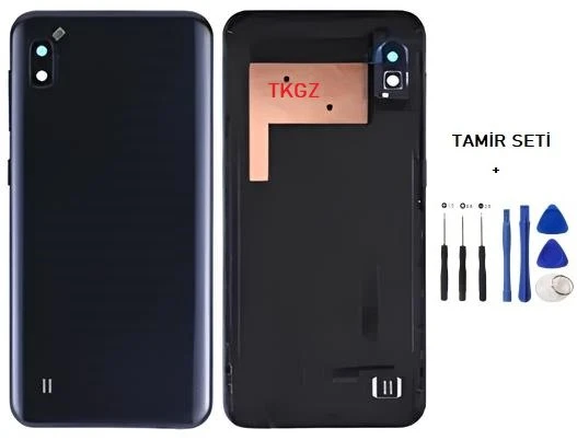 Samsung Galaxy A10  - SM-A105F FULL Kasa Arka Kapak Takım SİYAH - TAMİR SETİ ürün görseli 1