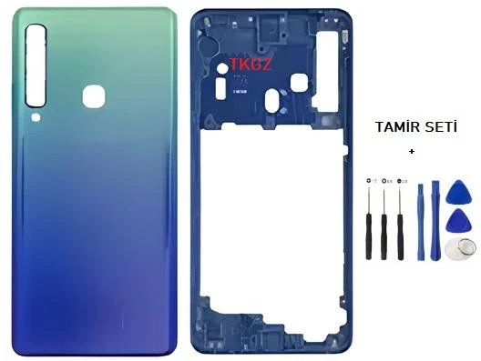 Samsung Galaxy A9  - SM-A920F FULL Kasa Arka Kapak Takım MAVİ - TAMİR SETİ ürün görseli 1