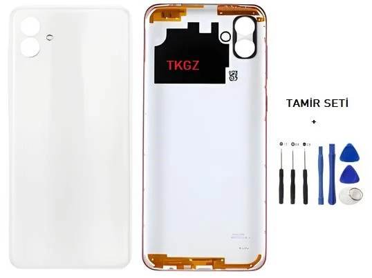 Samsung Galaxy A04 - SM-A045 FULL Kasa Arka Kapak Takım BEYAZ - TAMİR SETİ ürün görseli 1