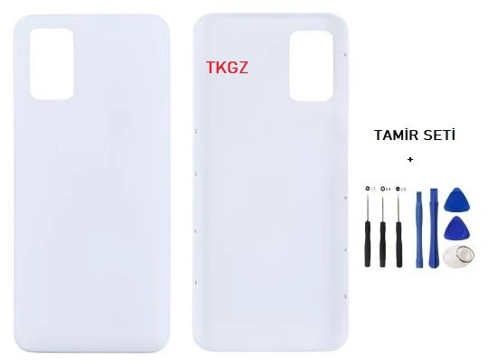 Samsung Galaxy A03S - SM-A037 FULL Kasa Arka Kapak Takım BEYAZ - TAMİR SETİ ürün görseli 1