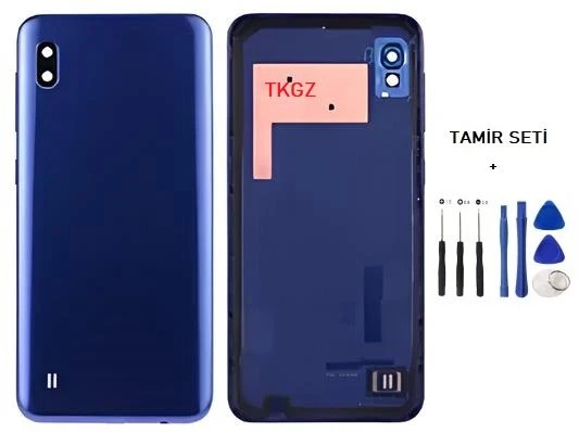 Samsung Galaxy A10  - SM-A105F FULL Kasa Arka Kapak Takım MAVİ - TAMİR SETİ ürün görseli 1